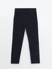 LACİVERT PENYE DÜZ PAÇA PANTOLON